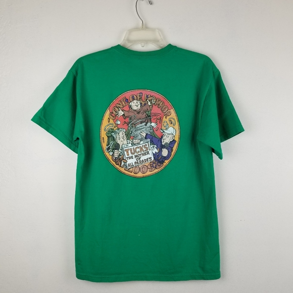 Tops - Krewe of Tucks Cone of Horror 2009 Green T-Shirt